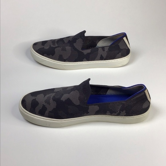 Rothy’s The Original Slip on Sneaker in Grey Camo Size 10. - Picture 6 of 11